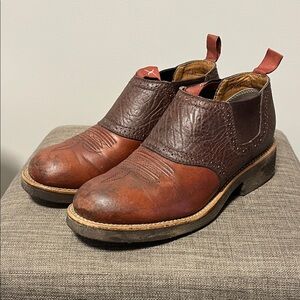 Twisted X Brown Leather Shoes 7 1/2 M